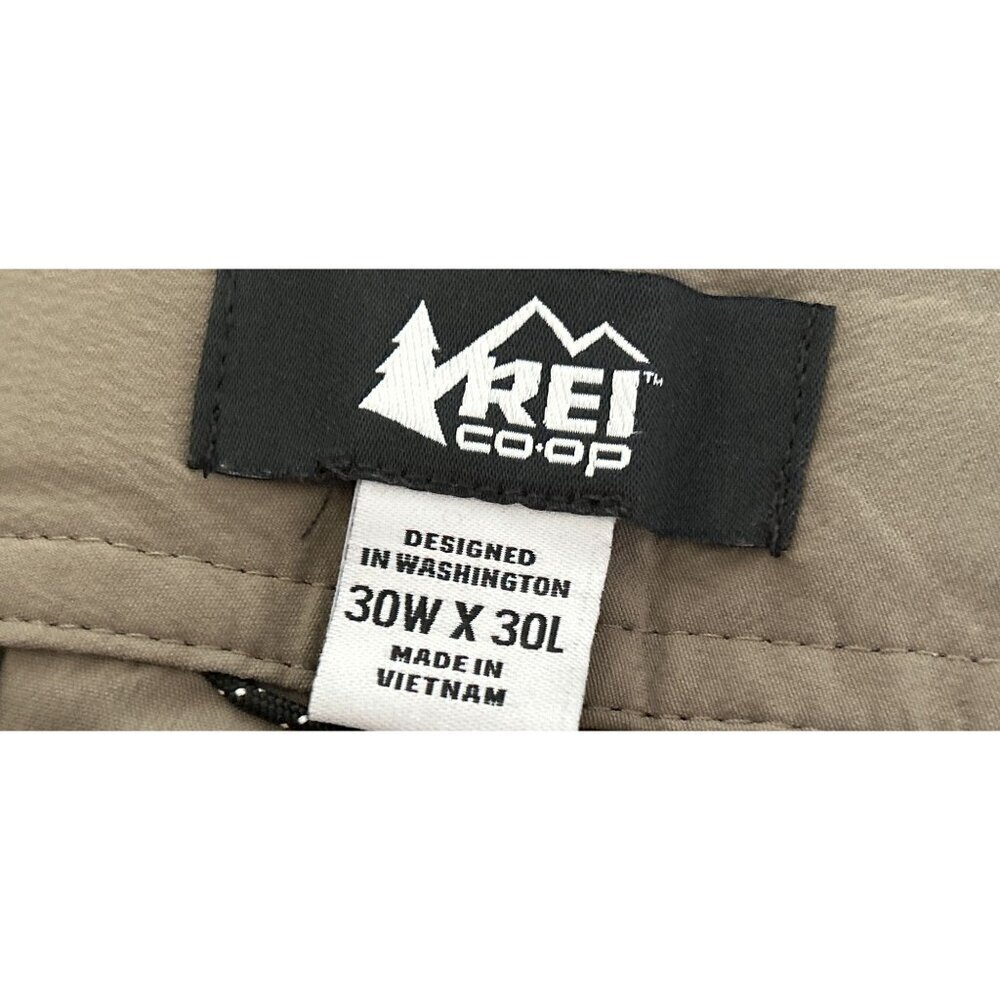 REI Co-op Sahara Convertible Pants Dark Beige Size 30/30 - Picture 10 of 12